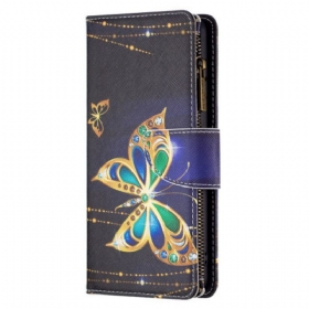 Flip Futrola Xiaomi Redmi Note 13 Pro 4g Strass Butterfly Novčanik S Remenom