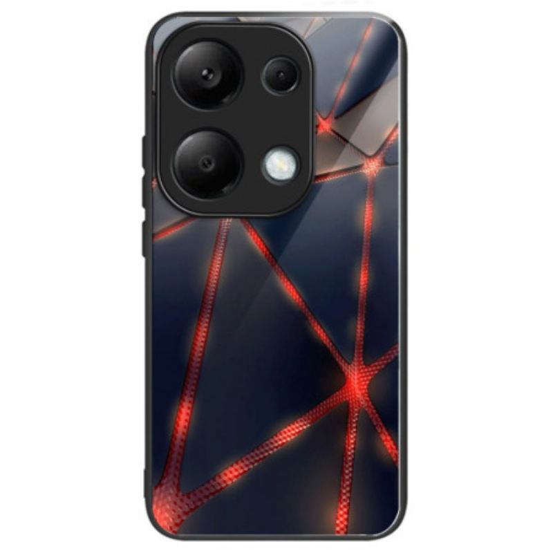 Maskica Xiaomi Redmi Note 13 Pro 4g Maskice Za Mobitele Crveni Trokuti Od Kaljenog Stakla