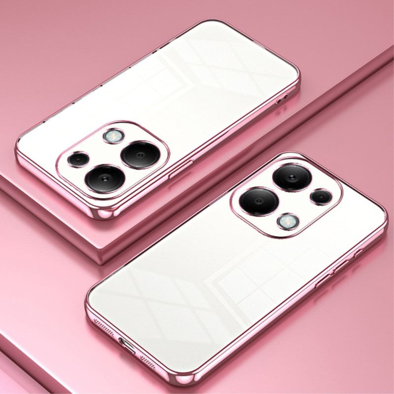 Maskica Xiaomi Redmi Note 13 Pro 4g Obruč S Metalnim Efektom