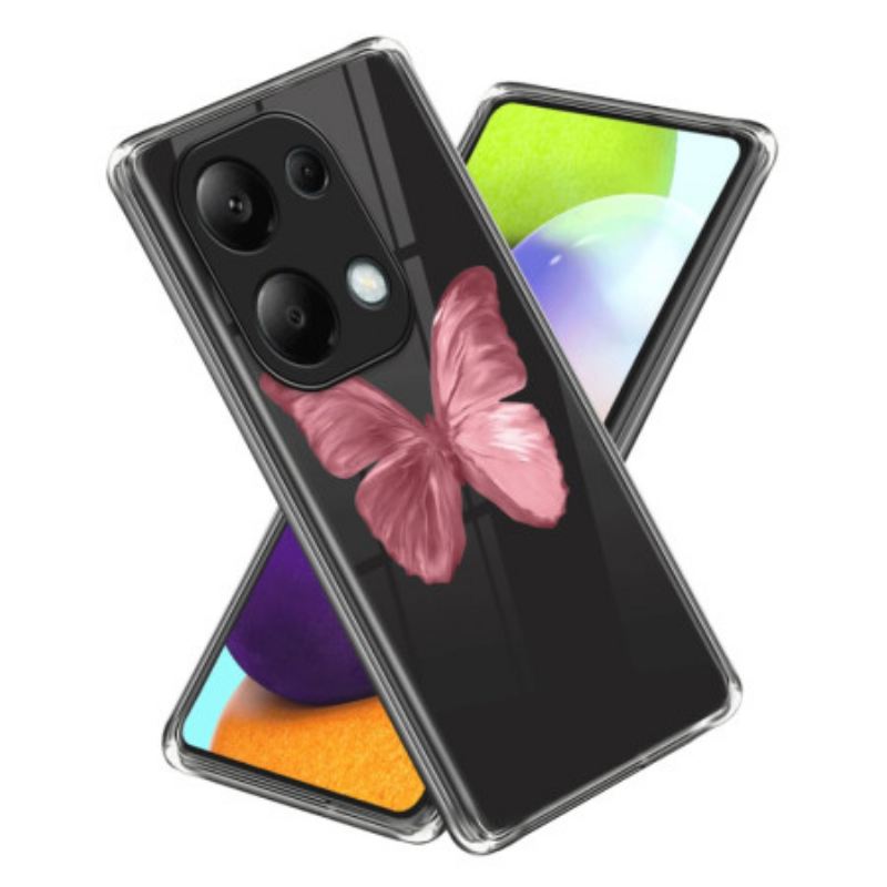 Maskica Xiaomi Redmi Note 13 Pro 4g Ružičasti Leptir