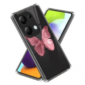 Maskica Xiaomi Redmi Note 13 Pro 4g Ružičasti Leptir