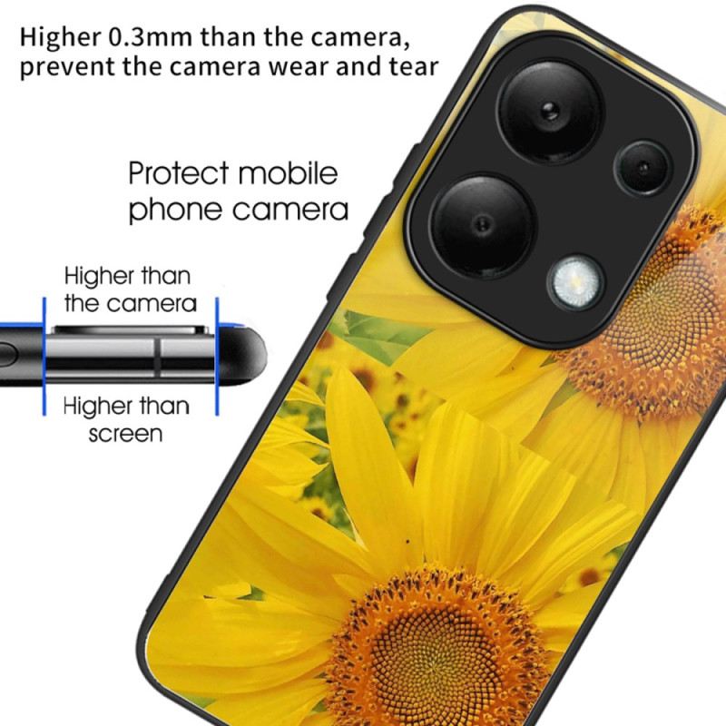 Maskica Xiaomi Redmi Note 13 Pro 4g Suncokreti Od Kaljenog Stakla