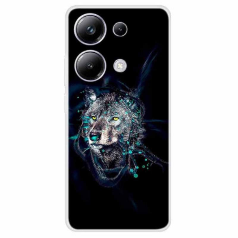 Maskica Xiaomi Redmi Note 13 Pro 4g Wolf Print