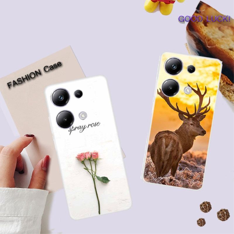 Maskica Xiaomi Redmi Note 13 Pro 4g Wolf Print