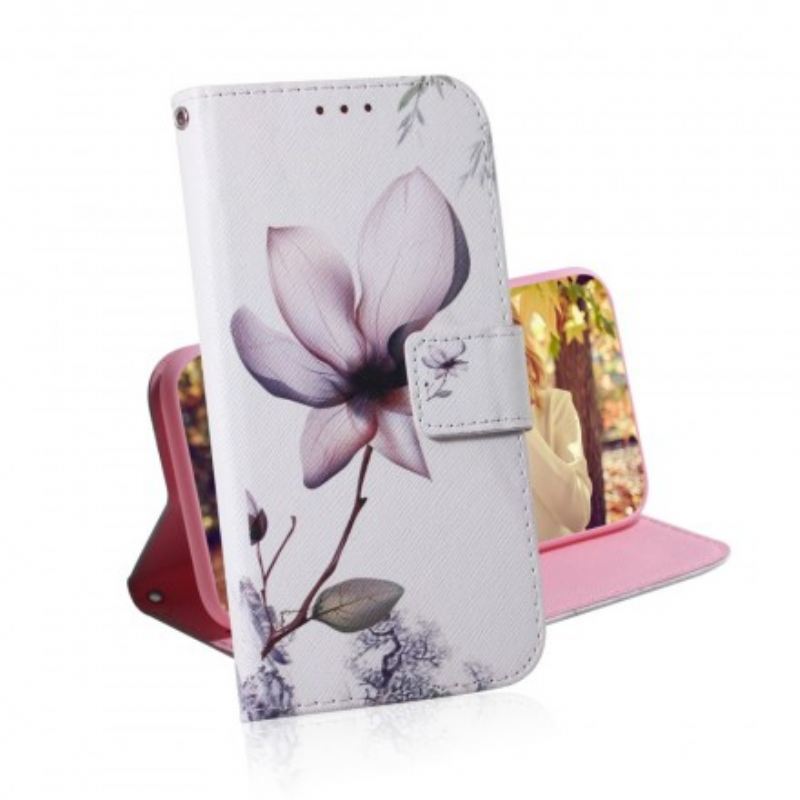 Flip Futrola Samsung Galaxy A40 Cvijet Dusty Pink