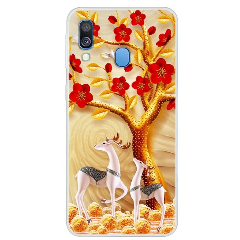 Maskica Samsung Galaxy A40 Zlatno Drvo