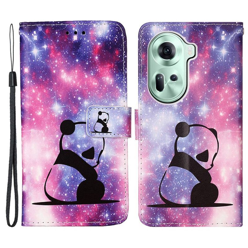 Flip Futrola Oppo Reno 11 5g Beba Panda S Remenom