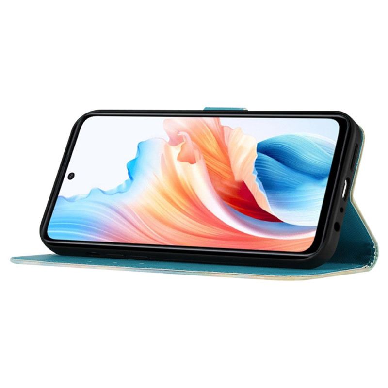 Kožna Futrola Oppo Reno 11 5g Akvarel Hvatač Snova