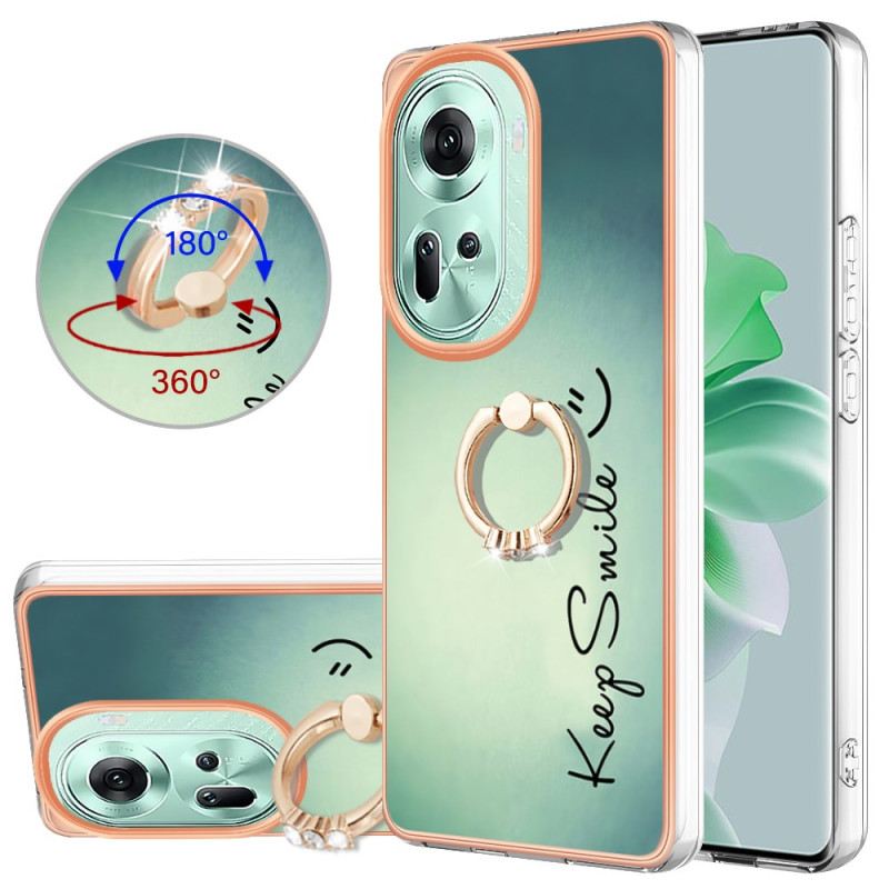 Maskica Oppo Reno 11 5g Maskice Za Mobitele Držač Prstena Keep Smile