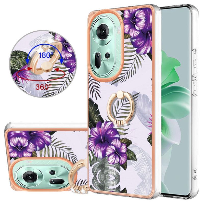 Maskica Oppo Reno 11 5g Mramorirani Dizajn Nosača Prstena