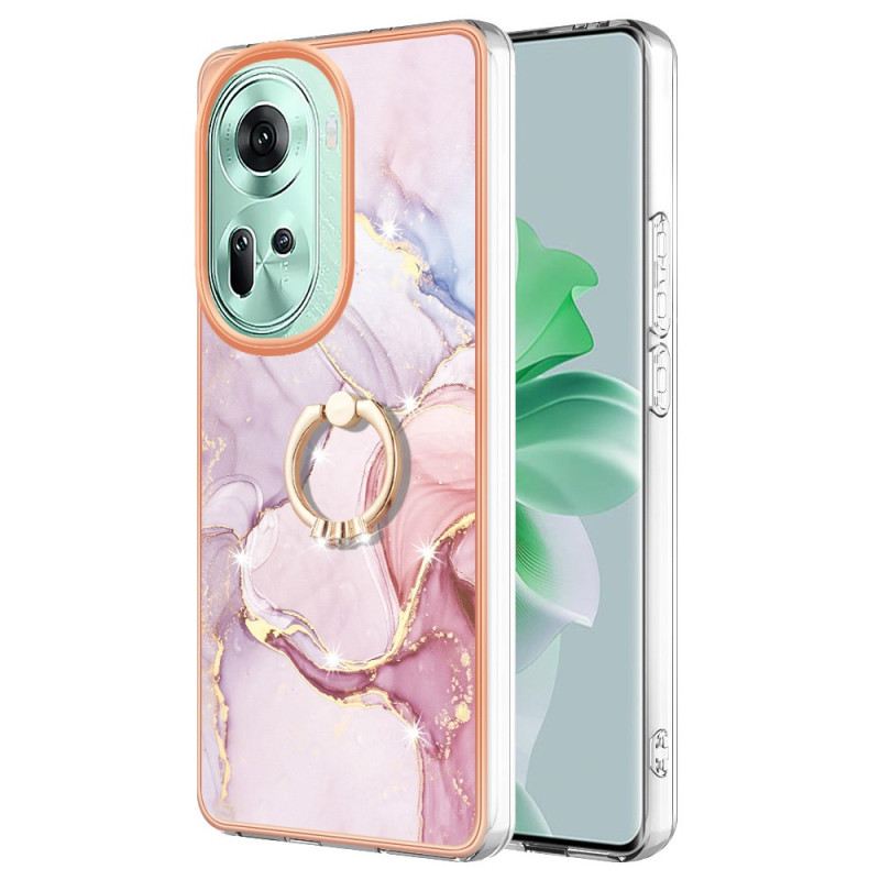 Maskica Oppo Reno 11 5g Potporni Prsten Od Mramornog Dizajna