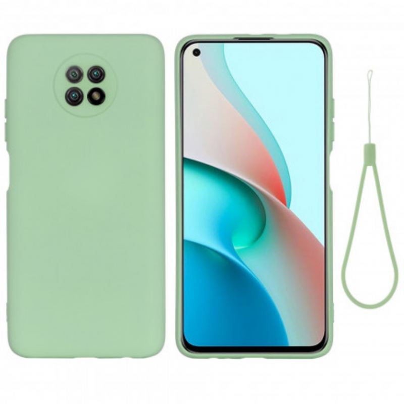 Maskica Xiaomi Redmi Note 9T Tekući Silikon I Uže