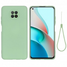 Maskica Xiaomi Redmi Note 9T Tekući Silikon I Uže