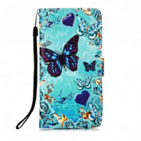 Flip Futrola Xiaomi Redmi 9A Love Butterflies Strappy