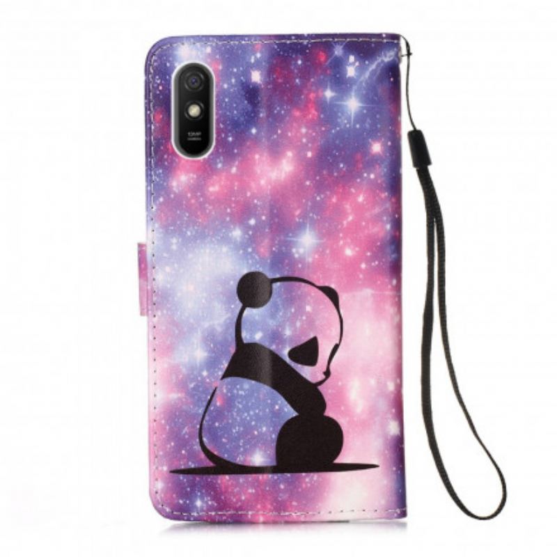 Futrola Xiaomi Redmi 9A Lanyard Panda Razmišljanja