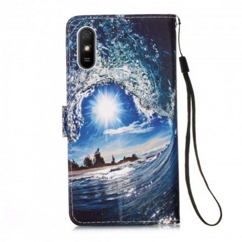 Kožna Futrola Xiaomi Redmi 9A Daydreams Lanyard Landscape