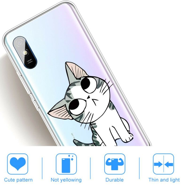 Maskica Xiaomi Redmi 9A Pogledajte Mačke