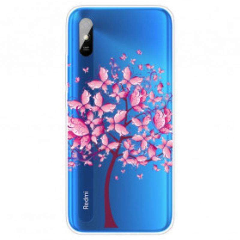 Maskica Xiaomi Redmi 9A Ružičasta Krošnja Drveta