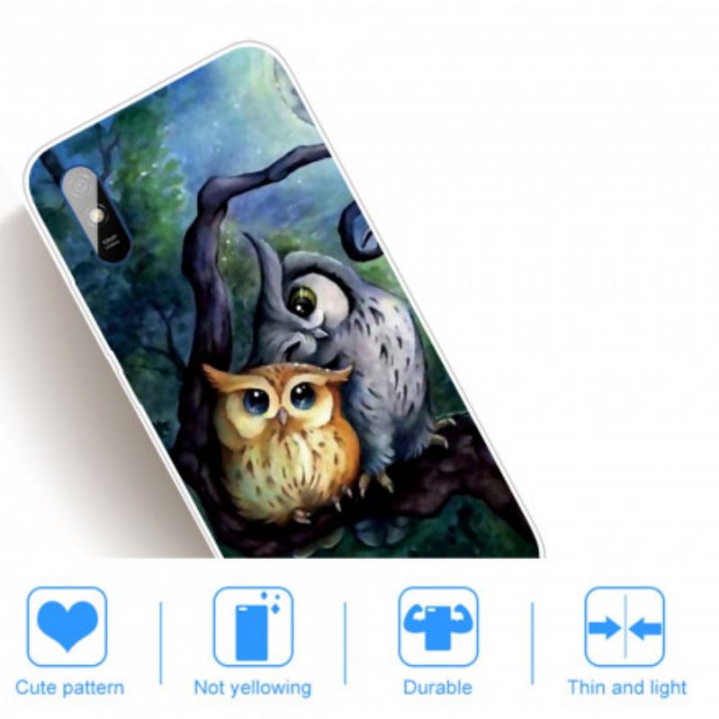 Maskica Xiaomi Redmi 9A Slikanje Sova