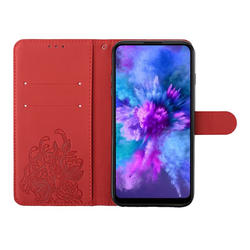 Flip Futrola Xiaomi Redmi Note 10 Pro Barokni Tigar S Remenčićima