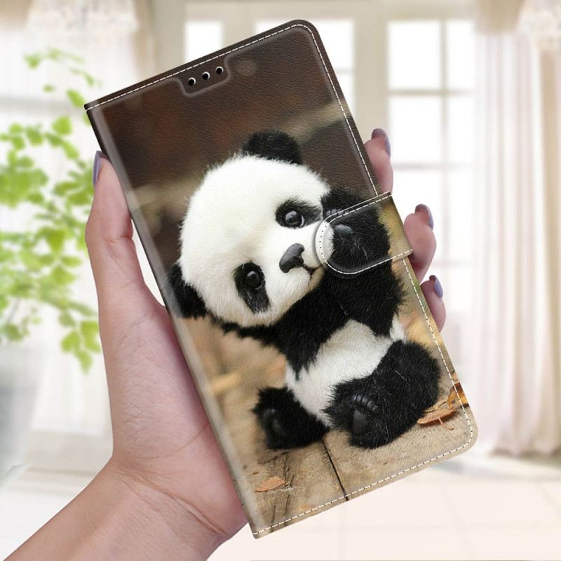 Kožna Futrola Xiaomi Redmi Note 10 Pro Mala Panda S Remenom