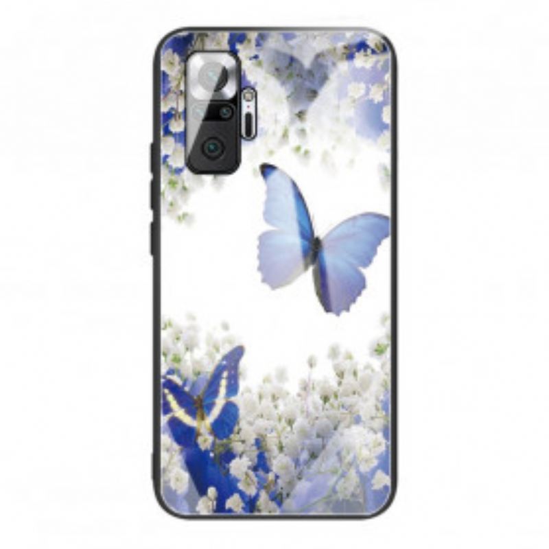 Maskica Xiaomi Redmi Note 10 Pro Butterflies Design Kaljeno Staklo