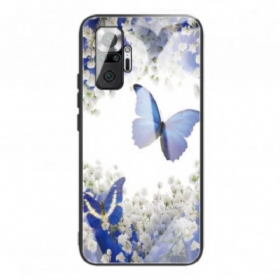 Maskica Xiaomi Redmi Note 10 Pro Butterflies Design Kaljeno Staklo