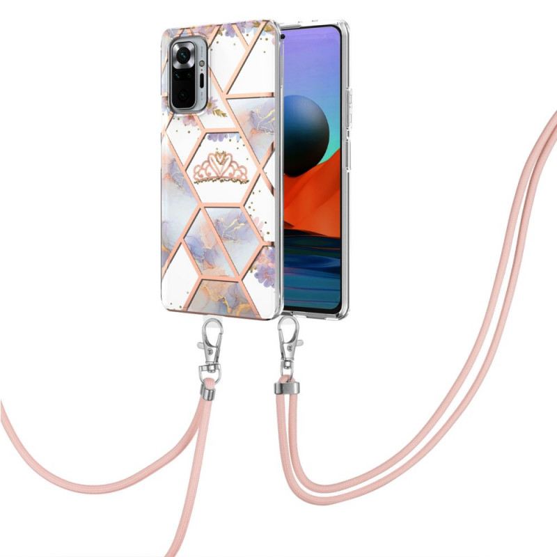 Maskica Xiaomi Redmi Note 10 Pro Cvjetni Mramorni Kabel