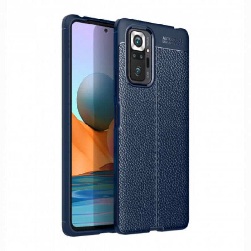 Maskica Xiaomi Redmi Note 10 Pro Leather Effect Litchi Dvostruka Linija