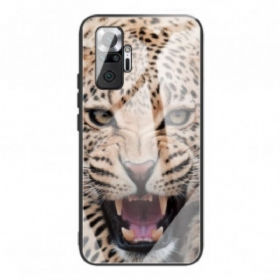 Maskica Xiaomi Redmi Note 10 Pro Leopard Kaljeno Staklo