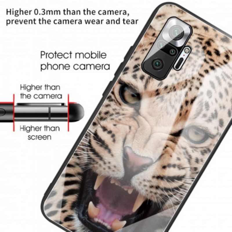 Maskica Xiaomi Redmi Note 10 Pro Leopard Kaljeno Staklo