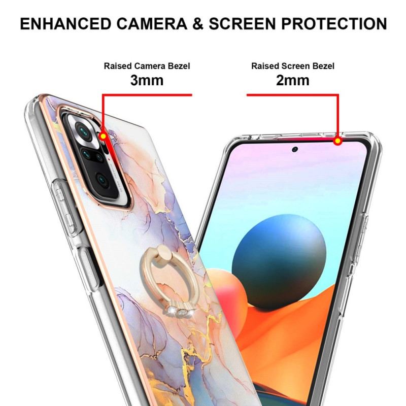 Maskica Xiaomi Redmi Note 10 Pro Mramor S Nosačem Za Prsten