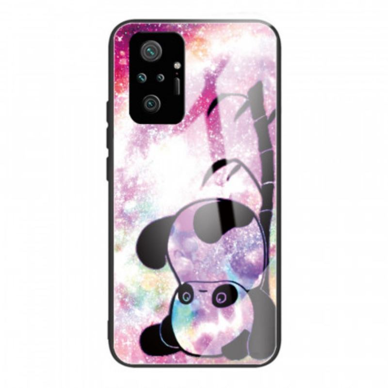 Maskica Xiaomi Redmi Note 10 Pro Panda I Bambus Kaljeno Staklo