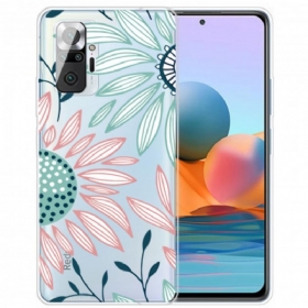 Maskica Xiaomi Redmi Note 10 Pro Prozirni Jedan Cvijet