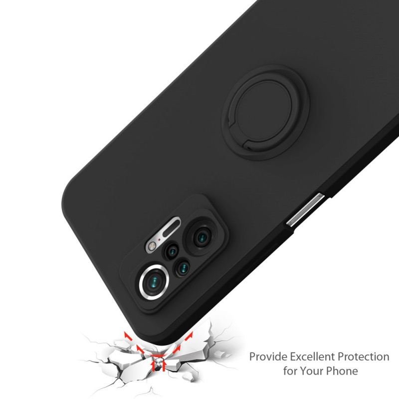 Maskica Xiaomi Redmi Note 10 Pro Prsten I Uže Od Tekućeg Silikona