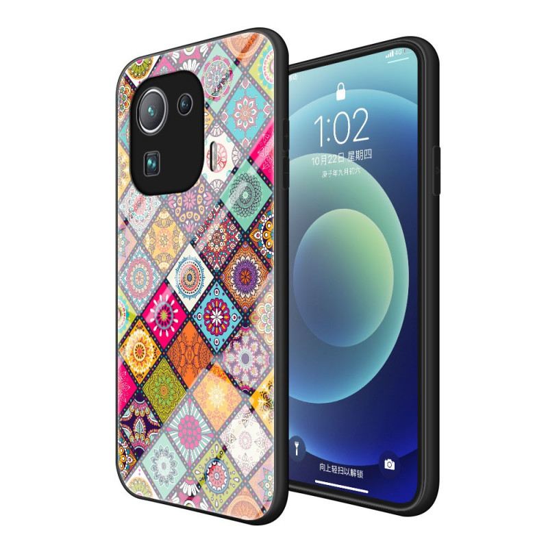 Maskica Xiaomi Mi 11 Pro Patchwork Magnetski Držač