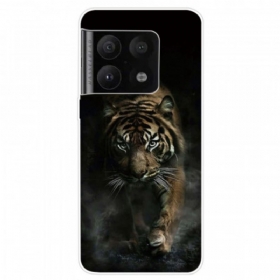 Maskica OnePlus 10 Pro 5G Fleksibilni Tigar U Magli