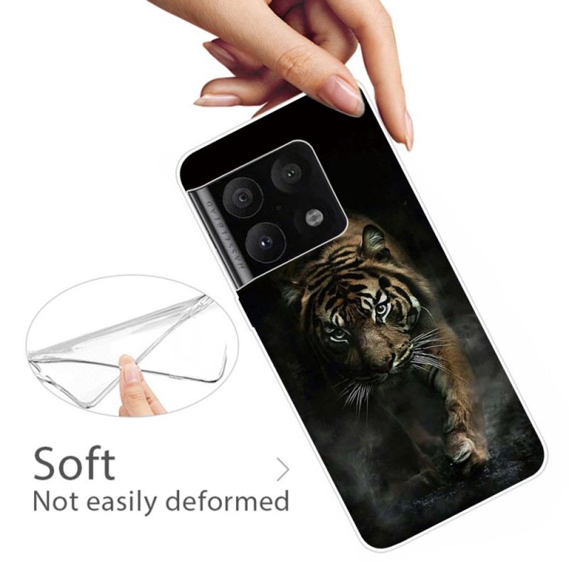 Maskica OnePlus 10 Pro 5G Fleksibilni Tigar U Magli