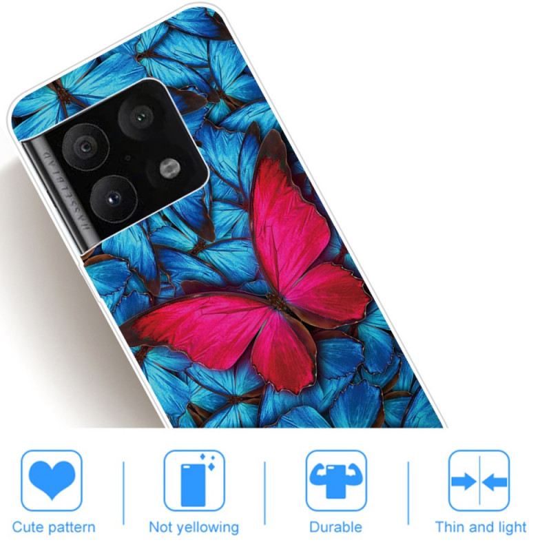 Maskica OnePlus 10 Pro 5G Fuchsia Butterfly Crijevo