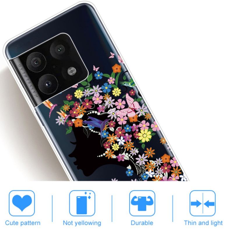 Maskica OnePlus 10 Pro 5G Lijepa Cvjetna Glava