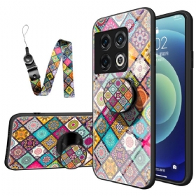 Maskica OnePlus 10 Pro 5G Patchwork Magnetski Držač