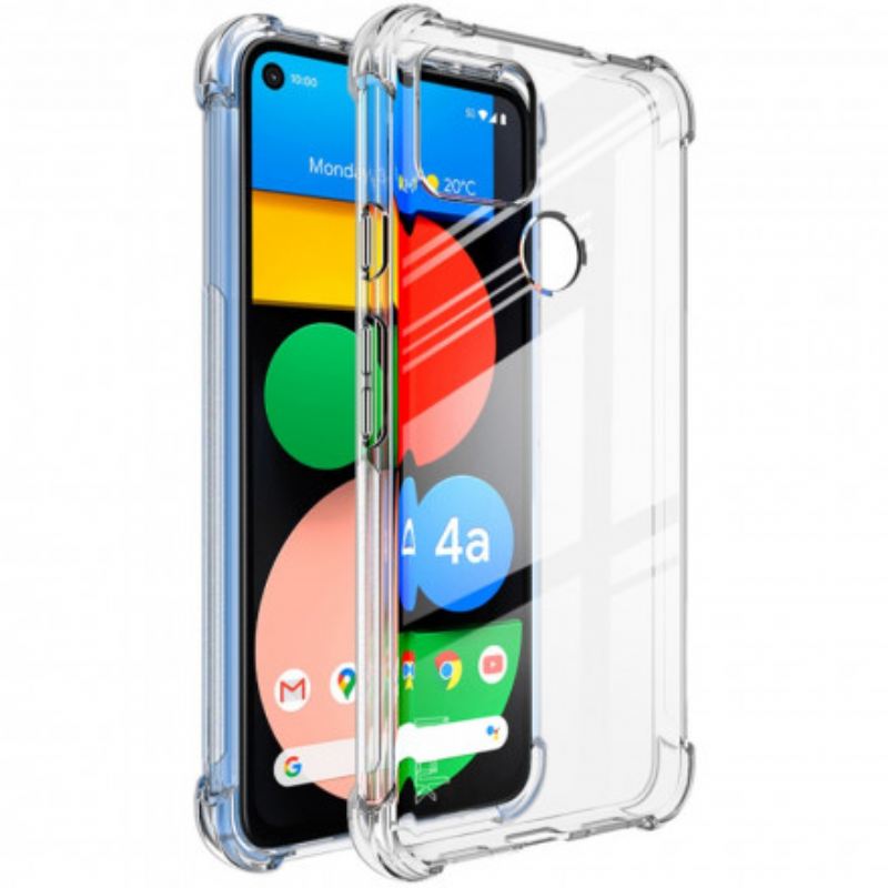 Maskica Google Pixel 4A 5G Transparent Silky Imak