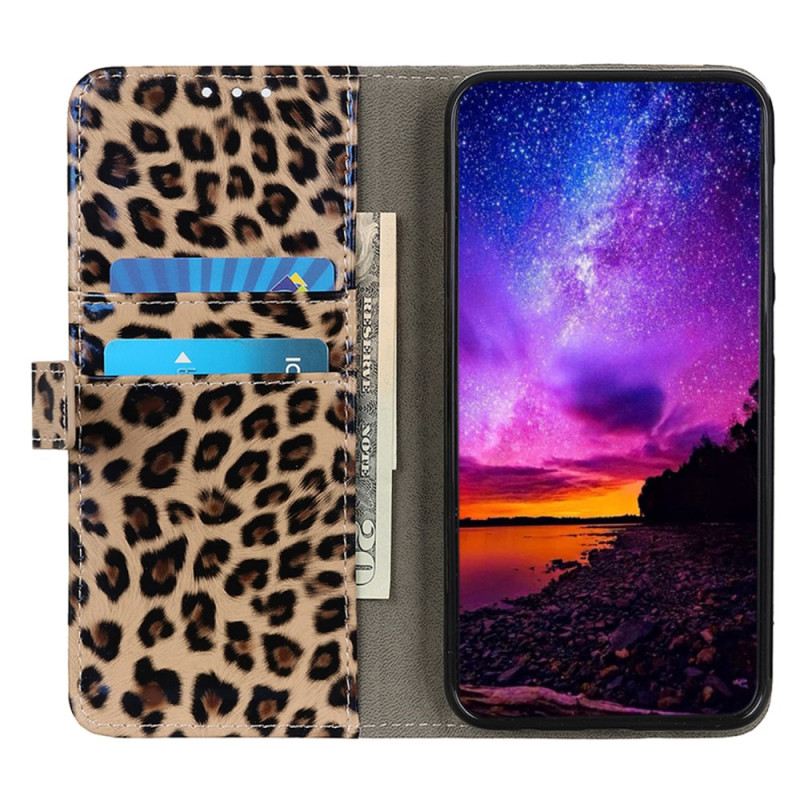 Flip Futrola Xiaomi 13 Lite Leopard