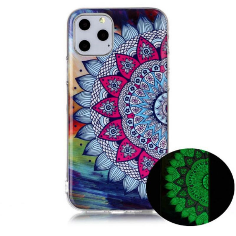 Maskica iPhone 11 Pro Fluorescentna Šarena Mandala