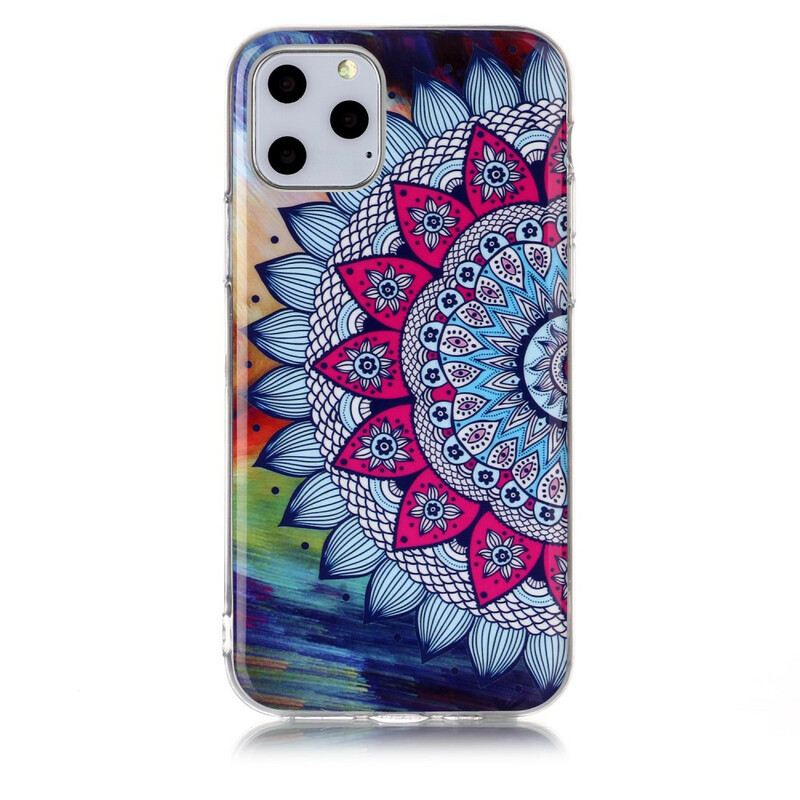 Maskica iPhone 11 Pro Fluorescentna Šarena Mandala