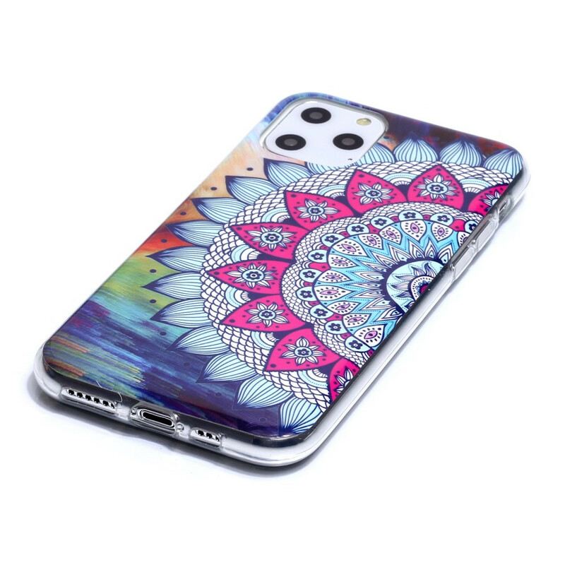 Maskica iPhone 11 Pro Fluorescentna Šarena Mandala