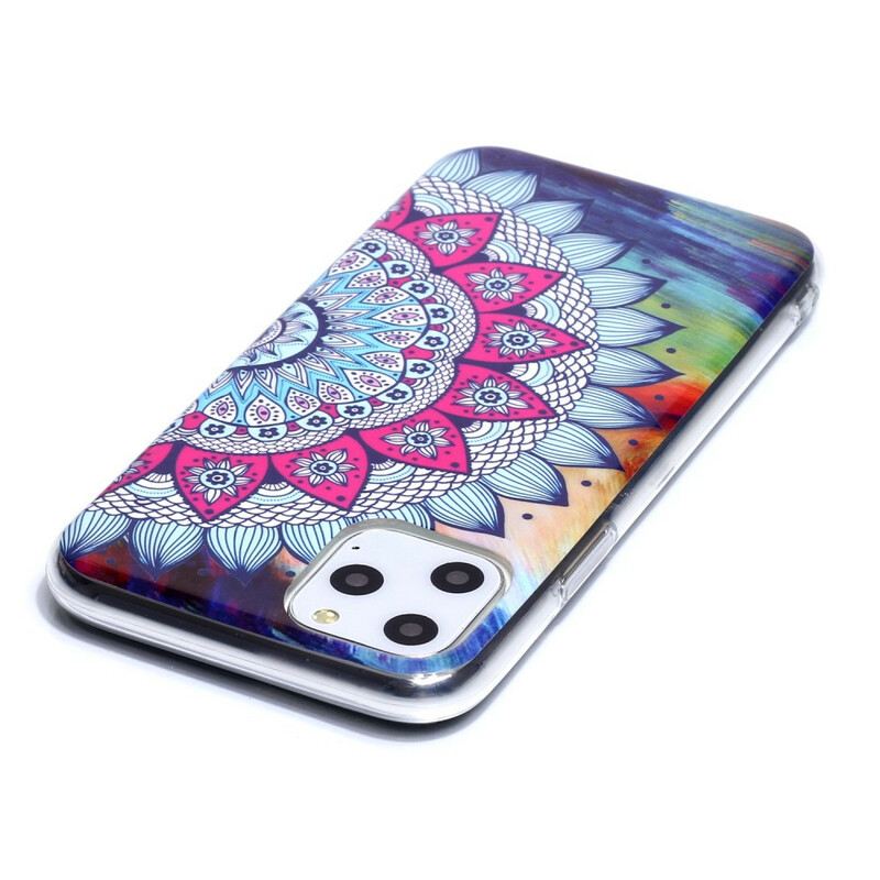 Maskica iPhone 11 Pro Fluorescentna Šarena Mandala