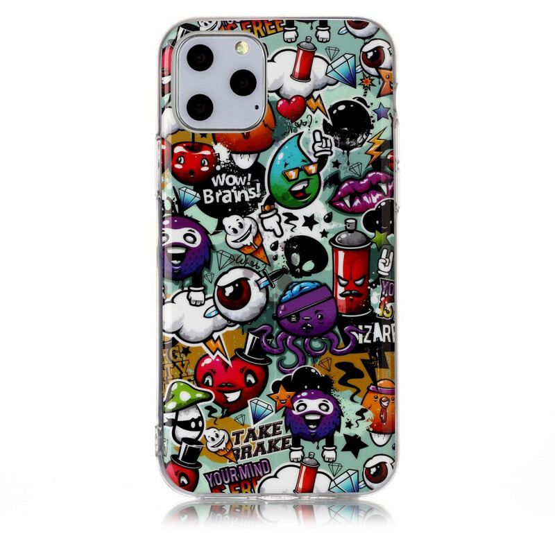 Maskica iPhone 11 Pro Fluorescentno Ludilo