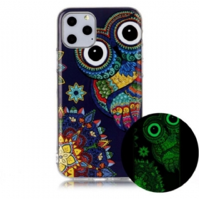 Maskica iPhone 11 Pro Jedinstvena Fluorescentna Sova