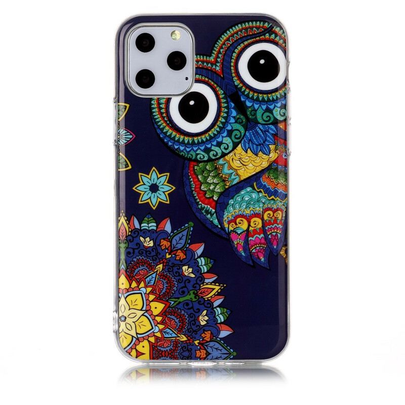 Maskica iPhone 11 Pro Jedinstvena Fluorescentna Sova